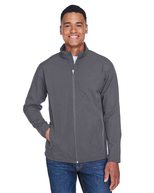 Team 365 Men's Leader Soft Shell Jacket - Team 365 TT80 Sport Graphite XS Soft Shell Jackets