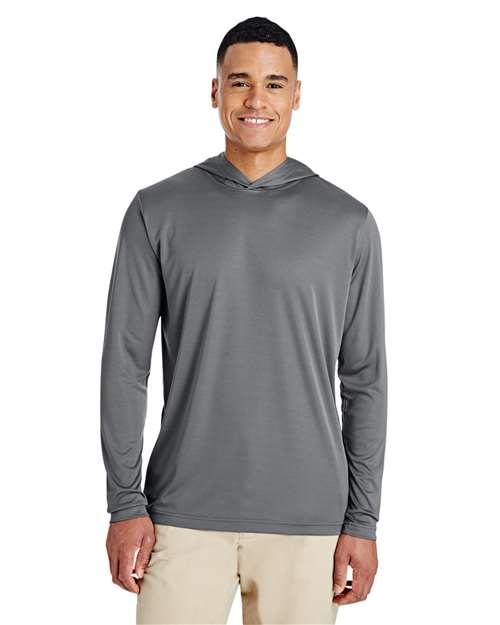 Team 365 Men's Zone Performance Hooded T-Shirt - Team 365 TT41 Sport Graphite XS