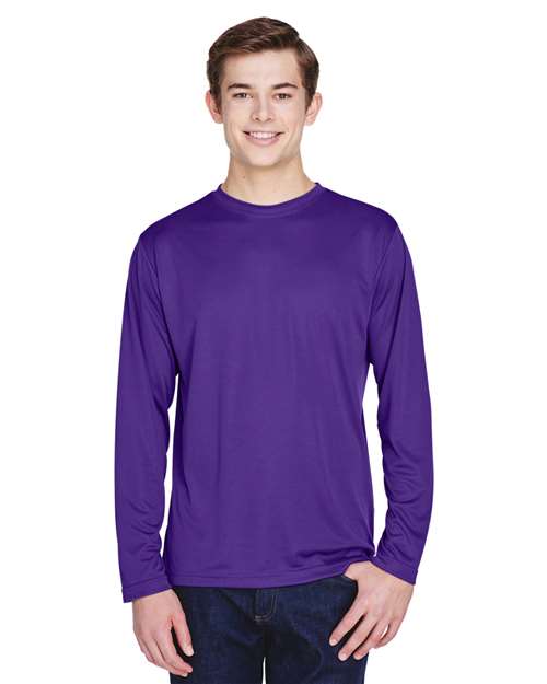 Team 365 Men's Zone Performance Long Sleeve T-Shirt - Team 365 TT11L Sport Purple XS