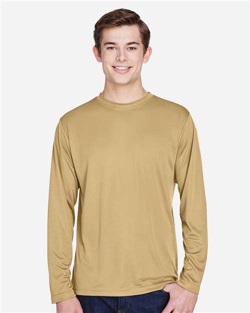 Team 365 Men's Zone Performance Long Sleeve T-Shirt - Team 365 TT11L Sport Vegas Gold XS
