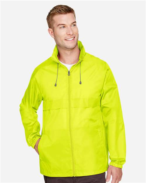 Team 365 Unisex Zone Protect Lightweight Jacket - Team 365 TT73 Safety Yellow XS Jackets