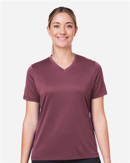 Team 365 Women's Zone Performance Mesh T-Shirt - Team 365 TT15W Sport Dark Maroon XS