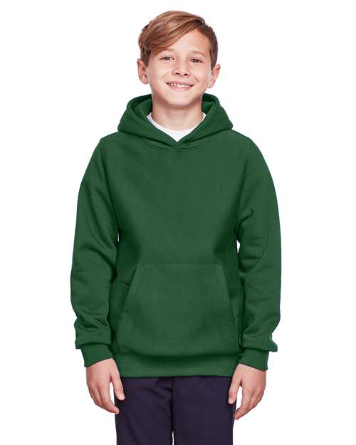 Team 365 Youth Zone HydroSport™ Heavyweight Hooded Sweatshirt - Team 365 TT96Y Sport Dark Green S