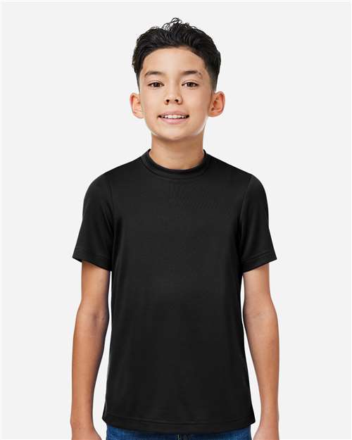 Team 365 Youth Zone Performance Mesh T-Shirt - Team 365 TT15Y Black XS