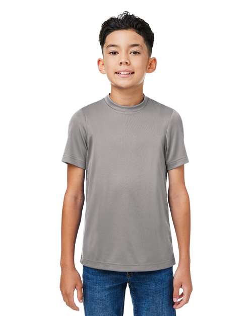 Team 365 Youth Zone Performance Mesh T-Shirt - Team 365 TT15Y Sport Graphite XS