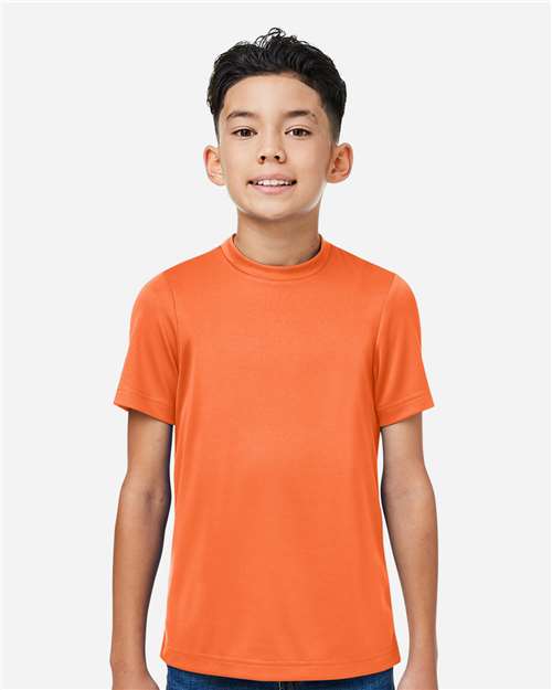 Team 365 Youth Zone Performance Mesh T-Shirt - Team 365 TT15Y Sport Orange XS
