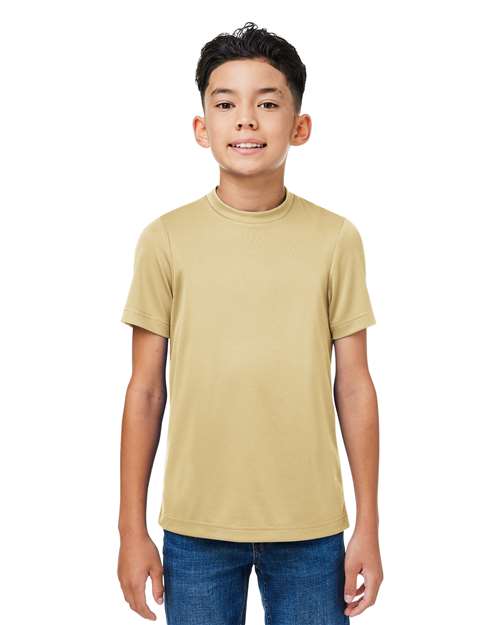 Team 365 Youth Zone Performance Mesh T-Shirt - Team 365 TT15Y Sport Vegas Gold XS