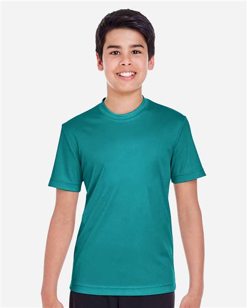 Team 365 Youth Zone Performance T-Shirt - Team 365 TT11Y Clear Teal XS