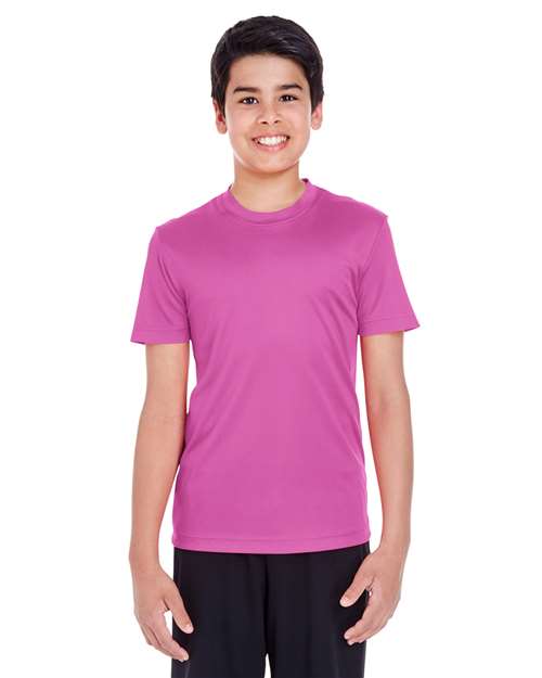 Team 365 Youth Zone Performance T-Shirt - Team 365 TT11Y Sport Charity Pink XS