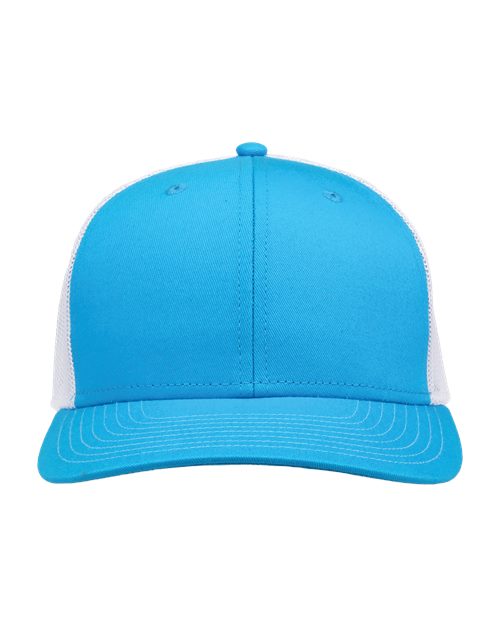 The Game Everyday Trucker Cap - The Game GB452E Aqua Blue/ White Adjustable