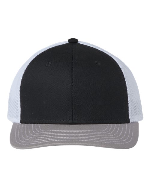 The Game Everyday Trucker Cap - The Game GB452E Black/ Grey/ White Adjustable