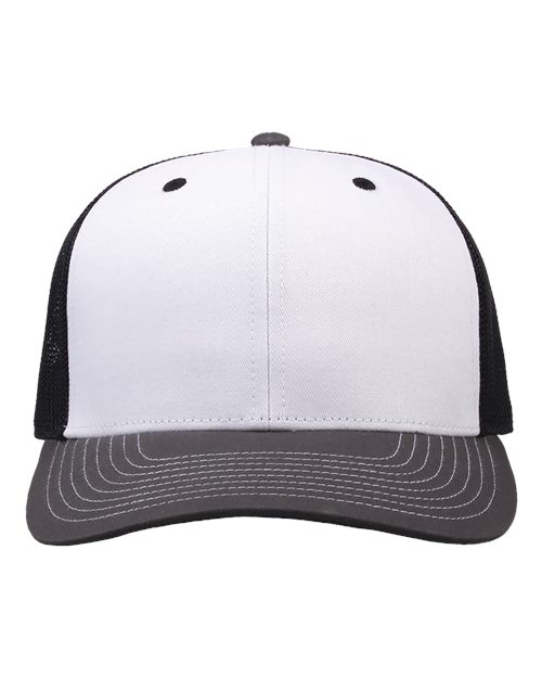 The Game Everyday Trucker Cap - The Game GB452E White/ Charcoal/ Black Adjustable