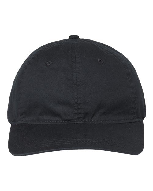 The Game Ultralight Cotton Twill Cap - The Game GB510 Black Adjustable