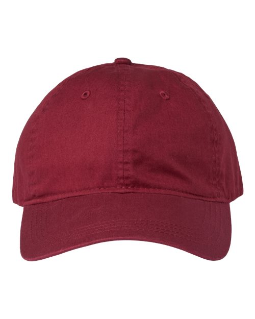 The Game Ultralight Cotton Twill Cap - The Game GB510 Brick Adjustable