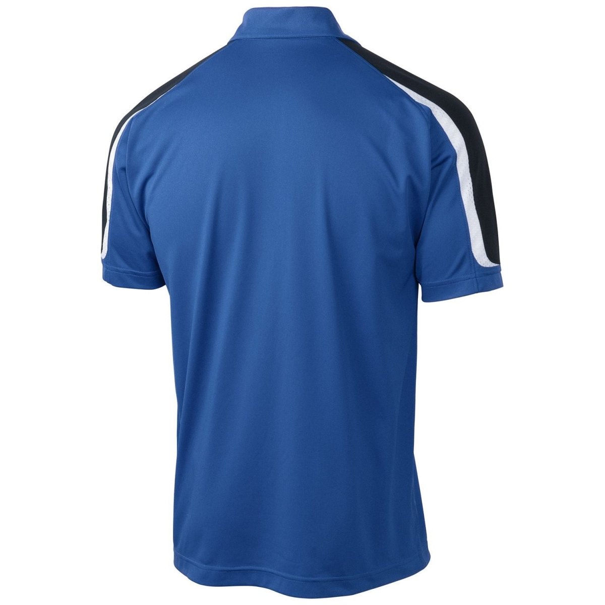 Tricolor Shoulder Micropique Sport - Wick Polo True Royal / Black / White X - Small Polos/Knits