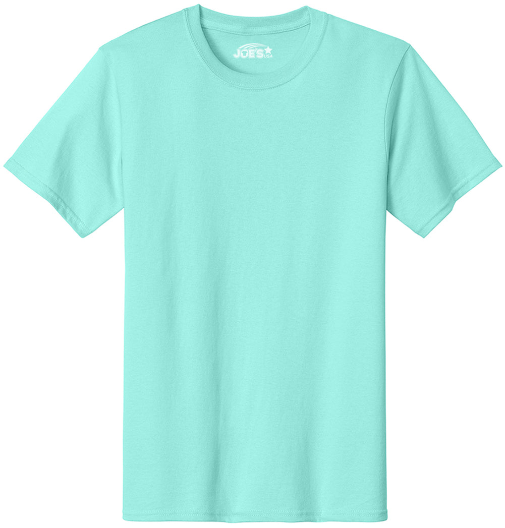 Joe's USA Mens Heavyweight Wholesale 6.1-ounce, 100% Cotton T-Shirt - True Celadon - JUSA T-Shirts Joe's USA True Celadon S
