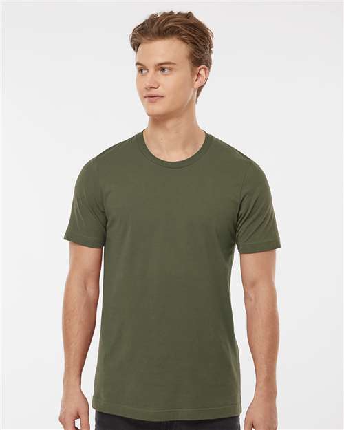 Tultex Men's Premium Cotton T-Shirt - Olive - Tultex 502 Olive XS Short Sleeve T-Shirts