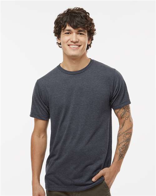 Tultex Men's Tri - Blend T-Shirt - Tultex 254 Graphite Tri Blend XS Short Sleeve T-Shirts