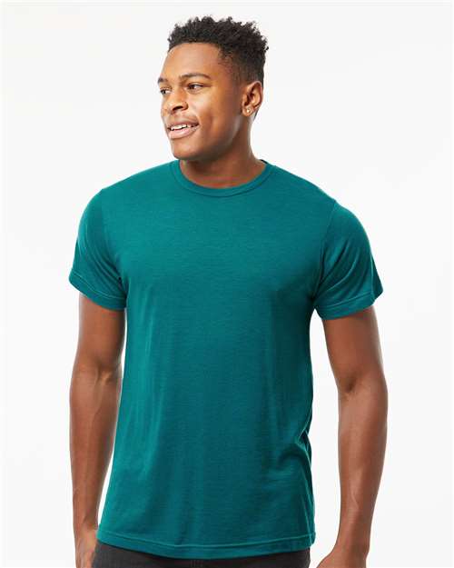 Tultex Men's Tri - Blend T-Shirt - Tultex 254 Jade Tri Blend XS Short Sleeve T-Shirts