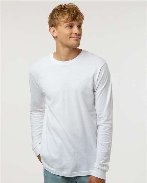 Tultex Unisex Fine Jersey Long Sleeve T-Shirt - Tultex 202LS White XS Long Sleeve T-Shirts