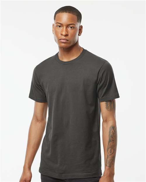 Tultex Unisex Fine Jersey T-Shirt - Charcoal - Tultex 202 Charcoal XS Short Sleeve T-Shirts