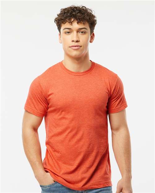 Tultex Unisex Fine Jersey T-Shirt - Heather Orange - Tultex 202 Heather Orange XS Short Sleeve T-Shirts
