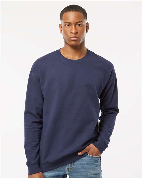 Tultex Unisex Fleece Crewneck Sweatshirt - Navy - Tultex 340 Navy XS Crewneck Sweatshirts