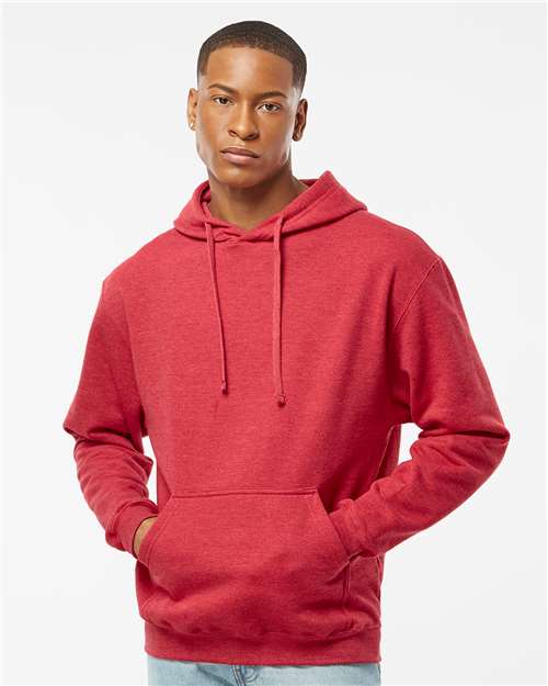 Tultex Unisex Fleece Hooded Sweatshirt - Heather Red - Tultex 320 Heather Red XS Sweatshirts