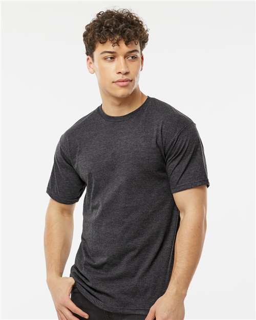 Tultex Unisex Heavyweight Jersey T-Shirt - Heather Graphite - Tultex 290 Heather Graphite XS Short Sleeve T-Shirts