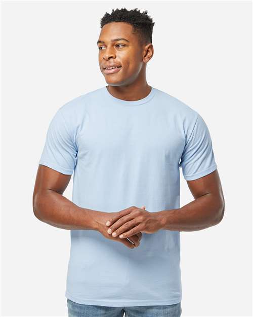 Tultex Unisex Heavyweight Jersey T-Shirt - Tultex 290 Baby Blue S Short Sleeve T-Shirts