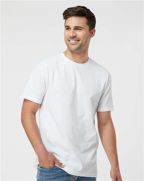 Tultex Unisex Heavyweight Jersey T-Shirt - White - Tultex 290 White S Short Sleeve T-Shirts
