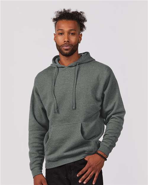 Tultex Unisex Premium Fleece Hooded Sweatshirt - Tultex 580 Athletic Heather S Sweatshirts