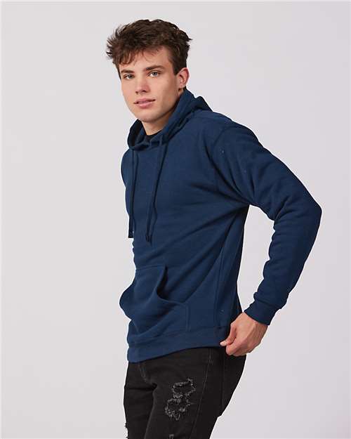 Tultex Unisex Premium Fleece Hooded Sweatshirt - Tultex 580 Navy XS Sweatshirts
