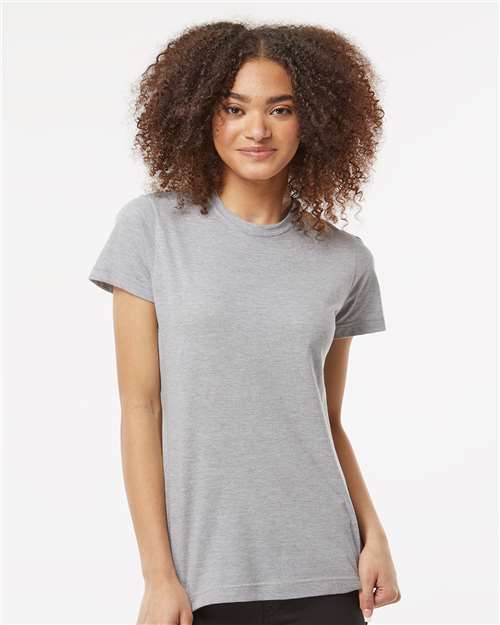 Tultex Women's Fine Jersey Classic Fit T-Shirt - Tultex 216 Heather Grey S Short Sleeve T-Shirts