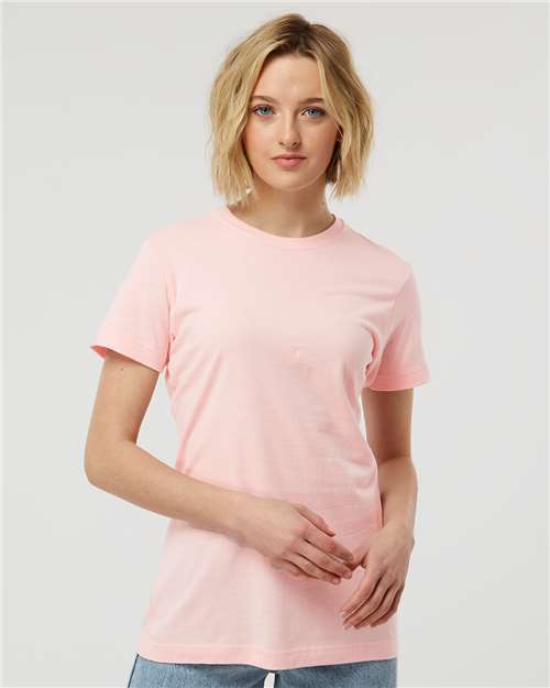 Tultex Women's Fine Jersey Classic Fit T-Shirt - Tultex 216 Pink S Short Sleeve T-Shirts