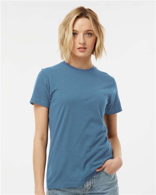 Tultex Women's Fine Jersey Classic Fit T-Shirt - Tultex 216 Slate S Short Sleeve T-Shirts
