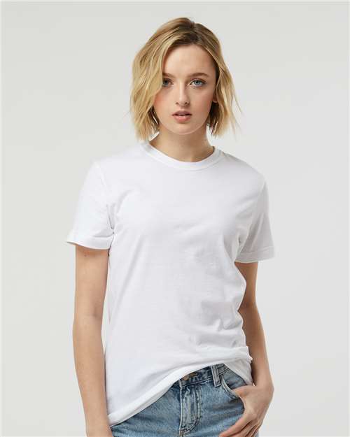 Tultex Women's Fine Jersey Classic Fit T-Shirt - Tultex 216 White S Short Sleeve T-Shirts
