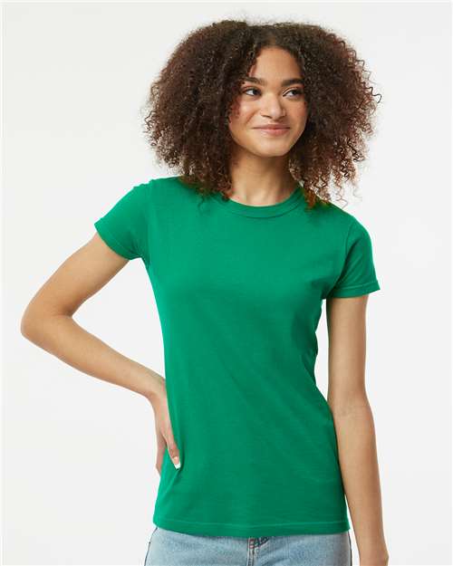 Tultex Women's Fine Jersey Slim Fit T-Shirt - Kelly Green - Tultex 213 Kelly Green XS Short Sleeve T-Shirts