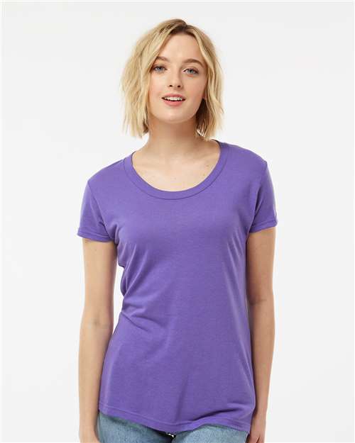 Tultex Women's Tri - Blend T-Shirt - Tultex 253 Lilac Tri Blend XS Short Sleeve T-Shirts