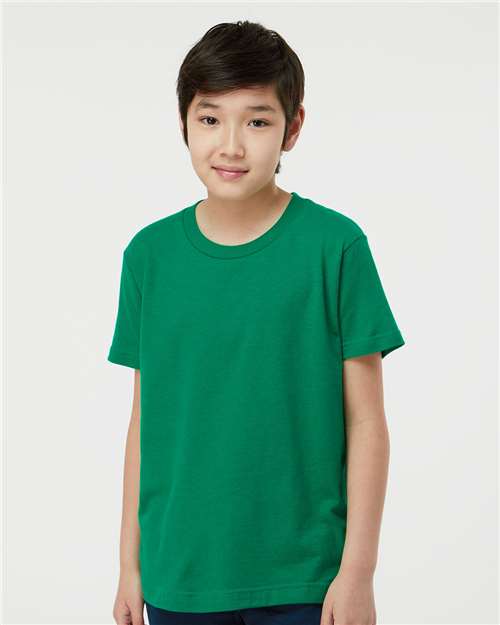 Tultex Youth Fine Jersey T-Shirt - Tultex 235 Kelly Green XS Short Sleeve T-Shirts