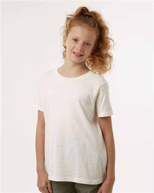 Tultex Youth Fine Jersey T-Shirt - Vintage White - Tultex 235 Vintage White XS Short Sleeve T-Shirts