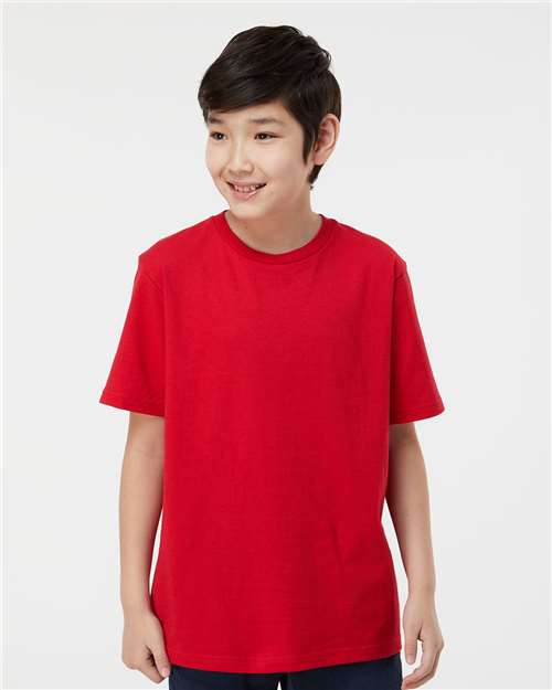 Tultex Youth Heavyweight Jersey T-Shirt - Tultex 295 Red XS Short Sleeve T-Shirts