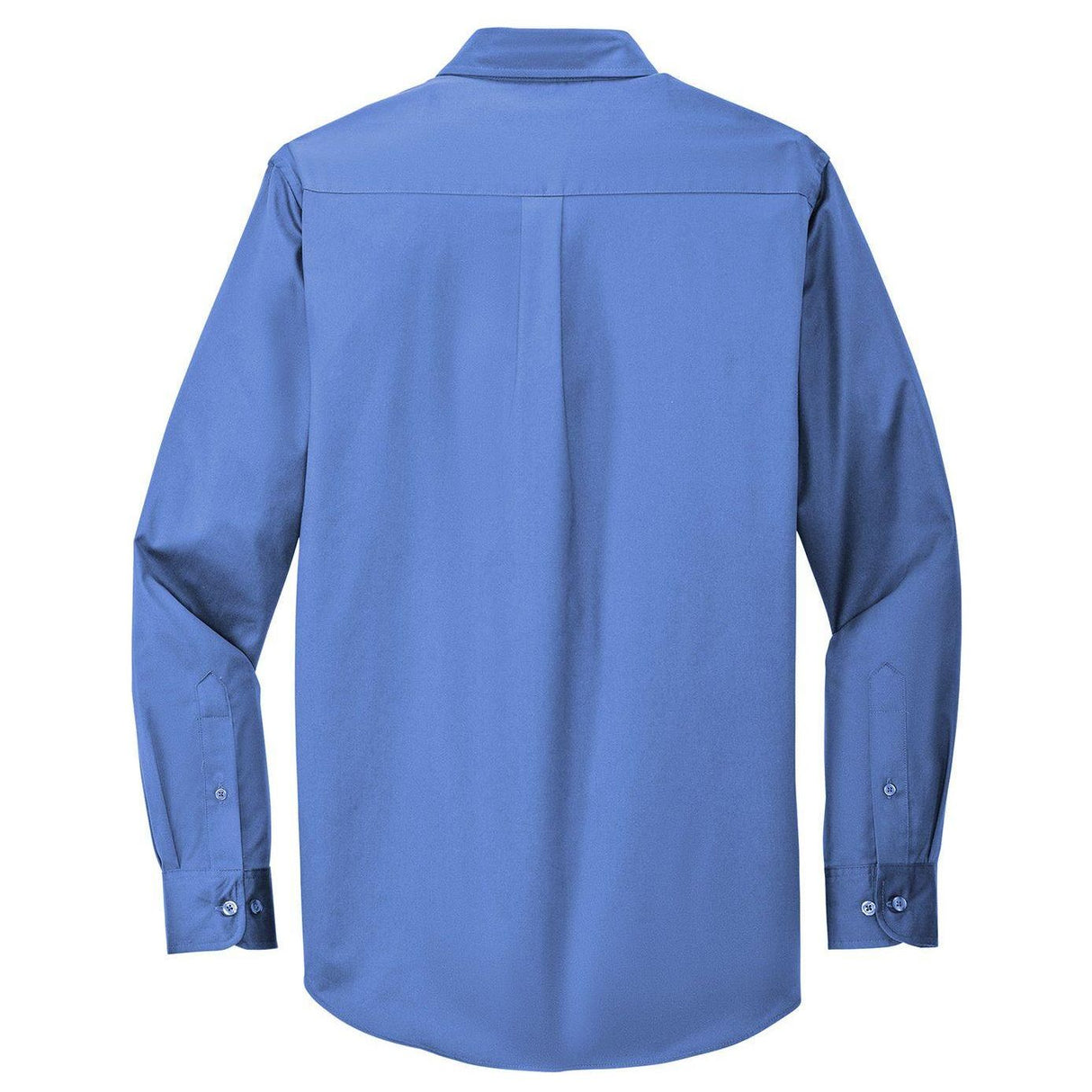 Wholesale Men’s Long-Sleeve Easy-Care Button-Up Shirt | Wrinkle-Resistant Uniform for Restaurants, Offices & Schools