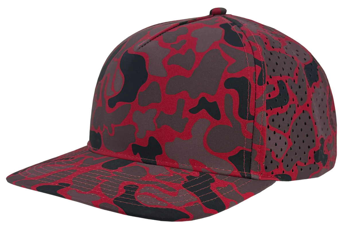 Zapped Headwear BLACKHAWK 5-Panel Snapback Hat | Wholesale Performance Caps