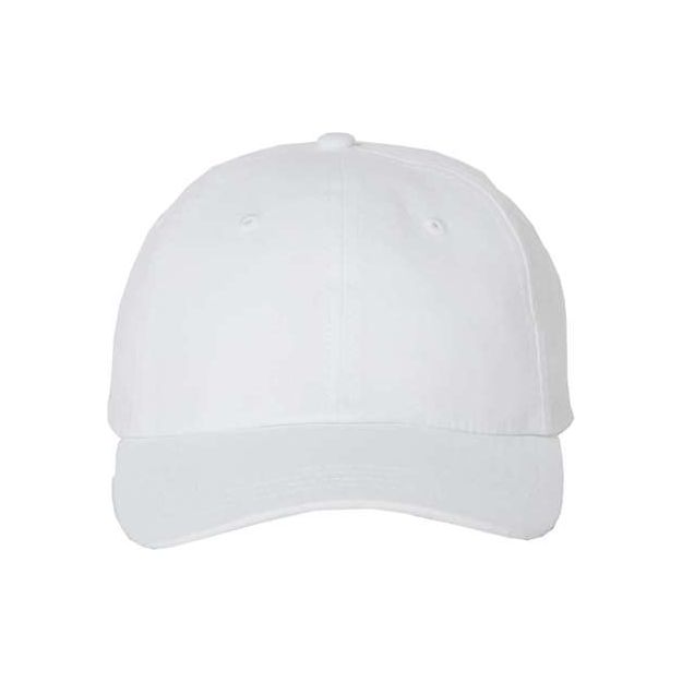 Valucap Econ Cap - Valucap 6440 White Adjustable Hats
