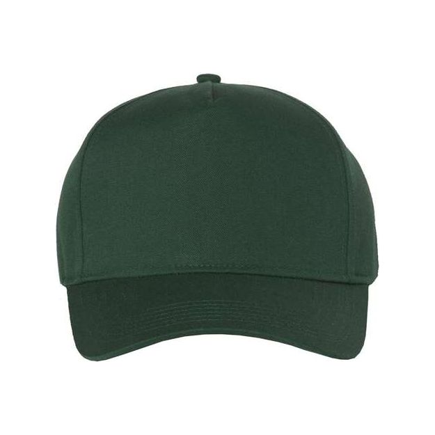 Valucap Five - Panel Twill Cap - Valucap 8869 Forest Adjustable Hats