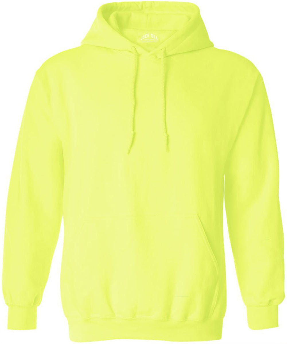 Wholesale Adult Hooded Sweatshirt Safety Green Small Sweatshirts