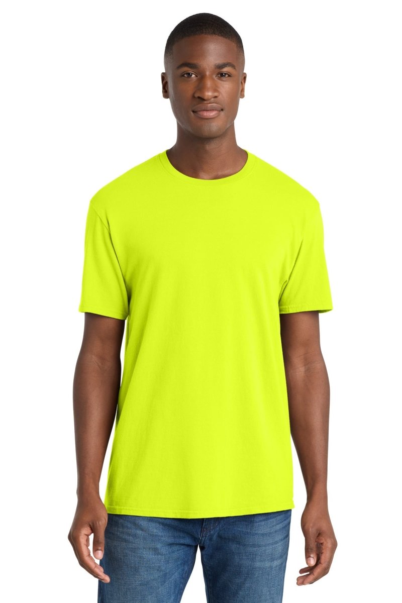 Wholesale Garment - Dyed Tee Neon Yellow S Short Sleeve T-Shirts