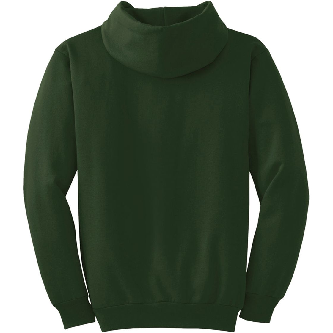 Wholesale Mens Heavy Blend Full - Zip Hooded Sweatshirt Forest Green S Zip Hoodies