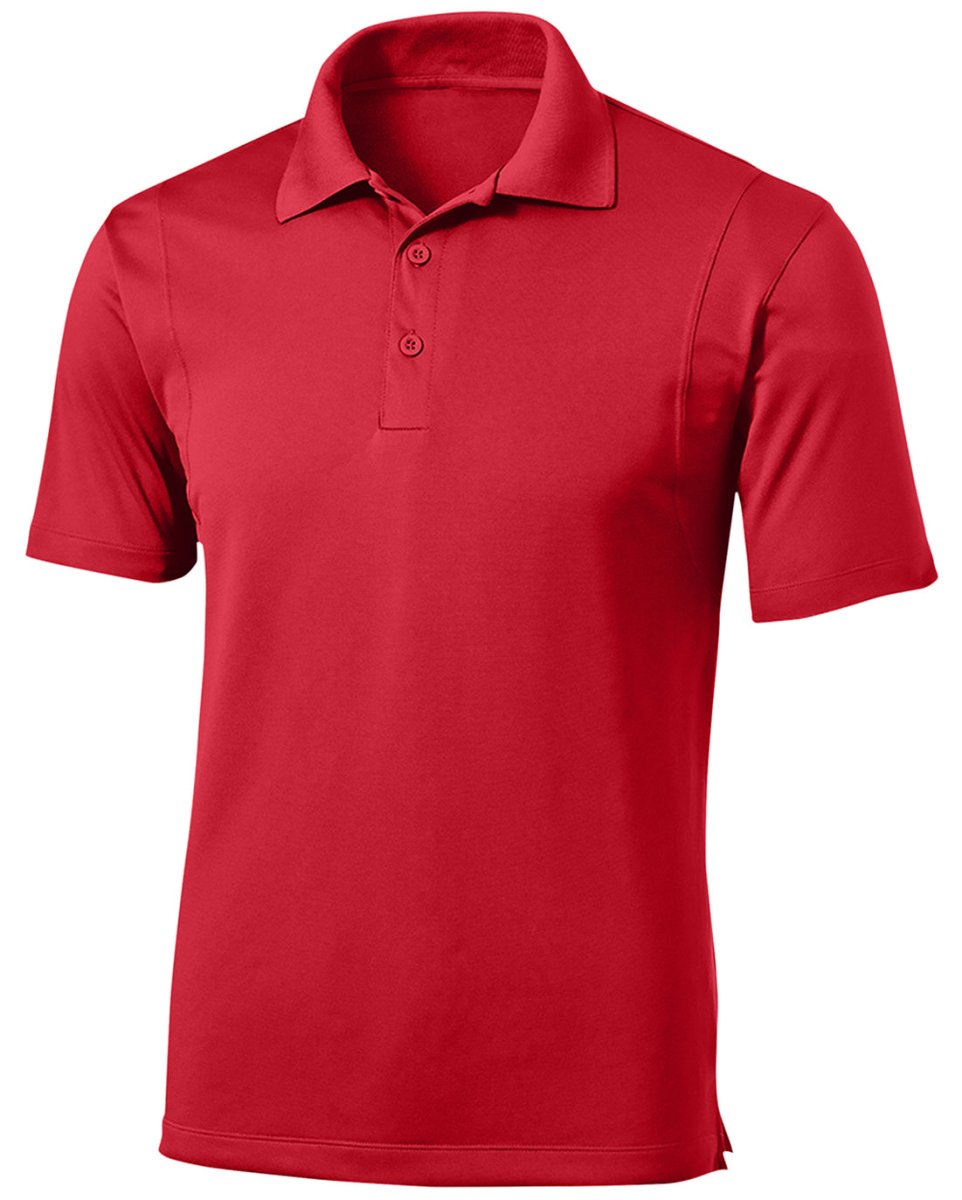 Wholesale Men’s Performance Work Polo | Moisture - Wicking, Snag - Resistant Uniform Shirt for Restaurants, Offices & Schools True Red Small
